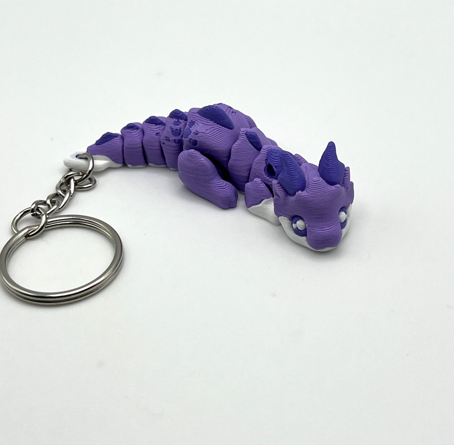 Purple Dragon Keychain