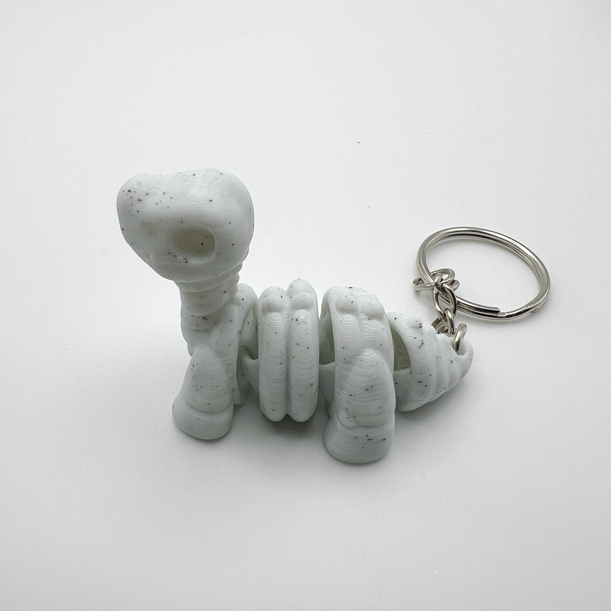 Skeleton Brontosaurus Keychain