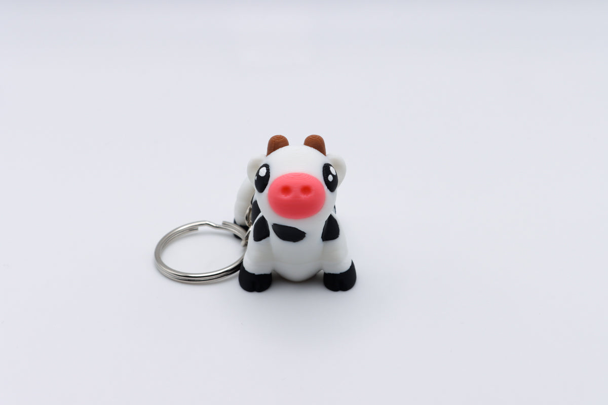 Dairy Cow Keychain