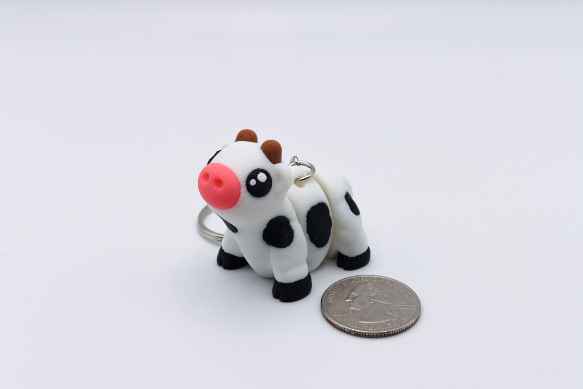 Dairy Cow Keychain