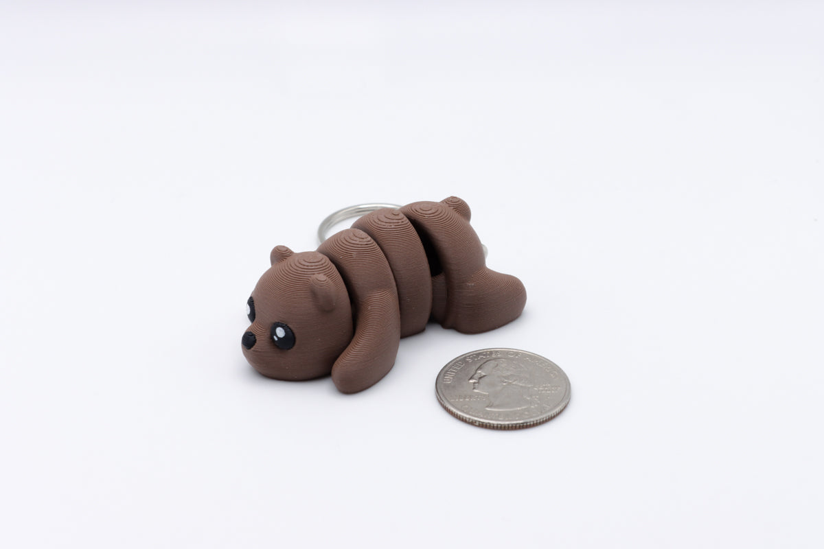 Brown Bear Keychain
