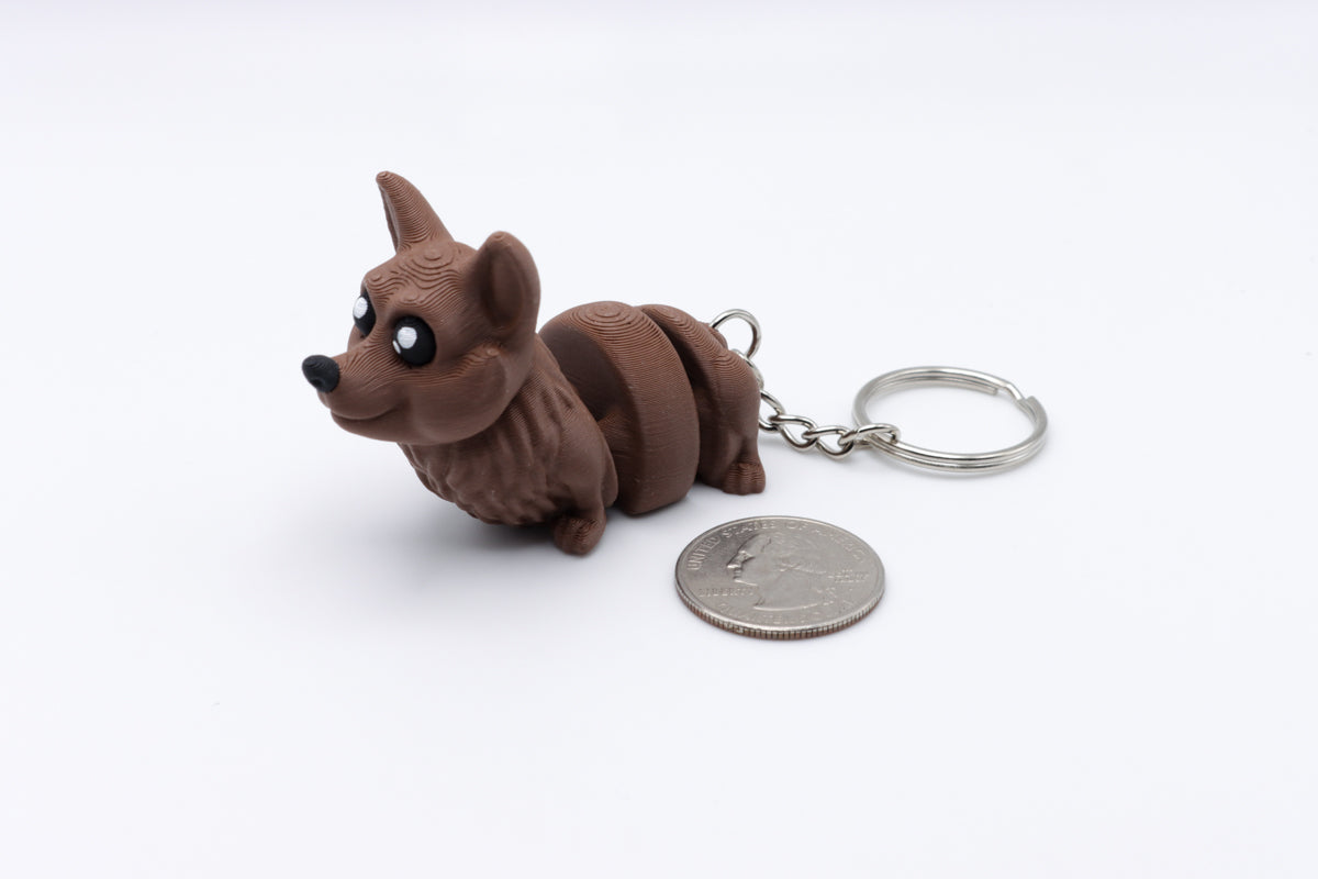 Corgie Keychain