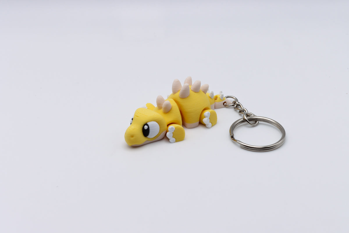 Stegosaurus Keychain