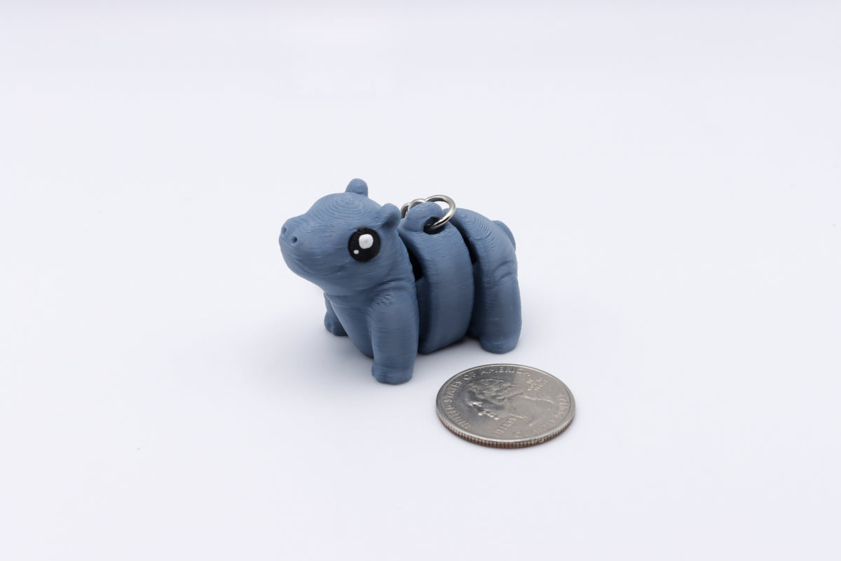 Baby Hippo Keychain