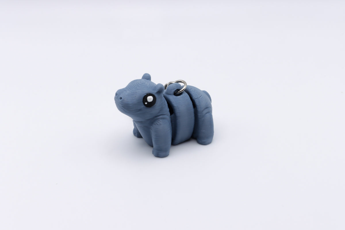Baby Hippo Keychain