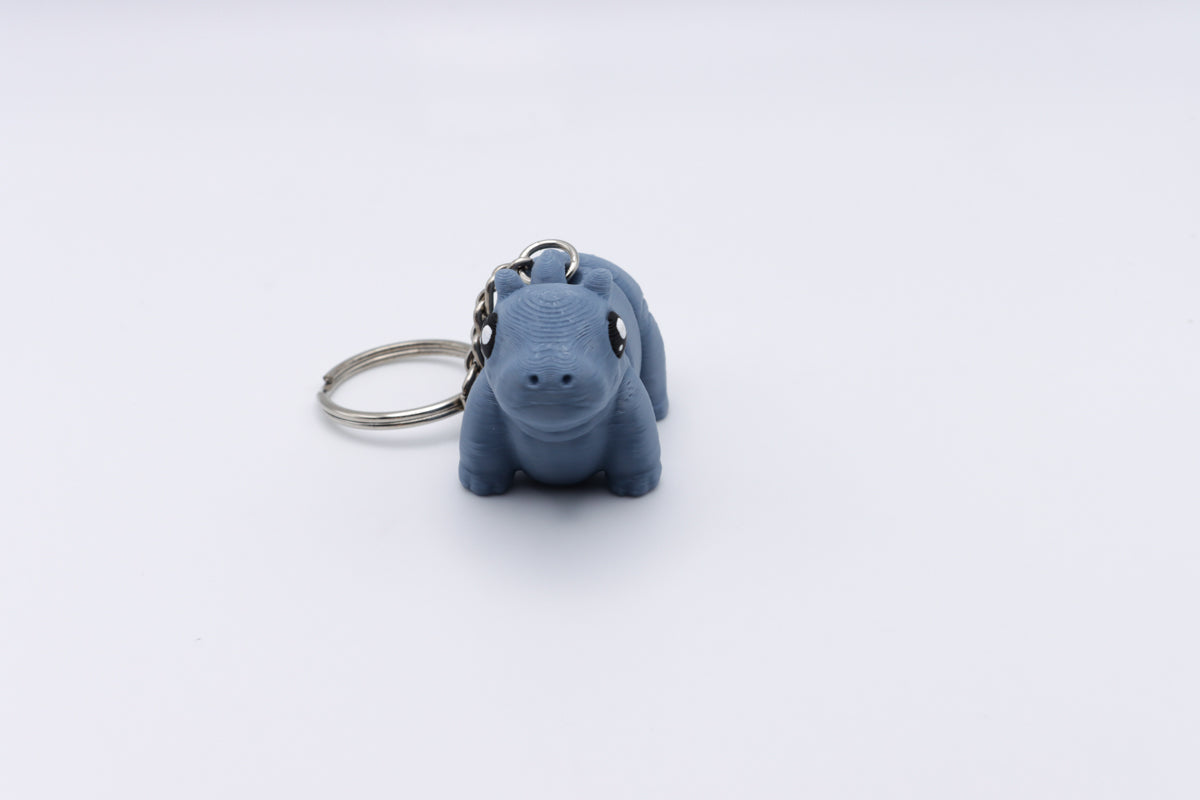 Baby Hippo Keychain
