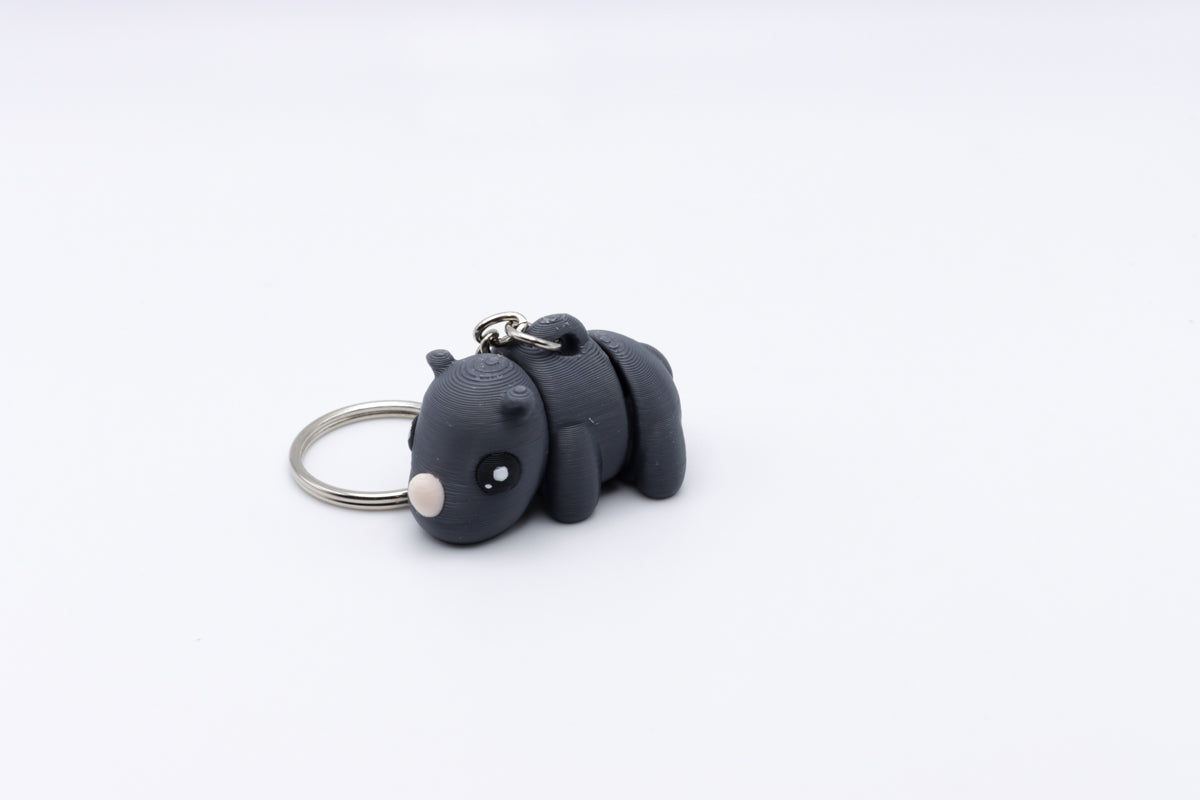 Baby Rhino Keychain