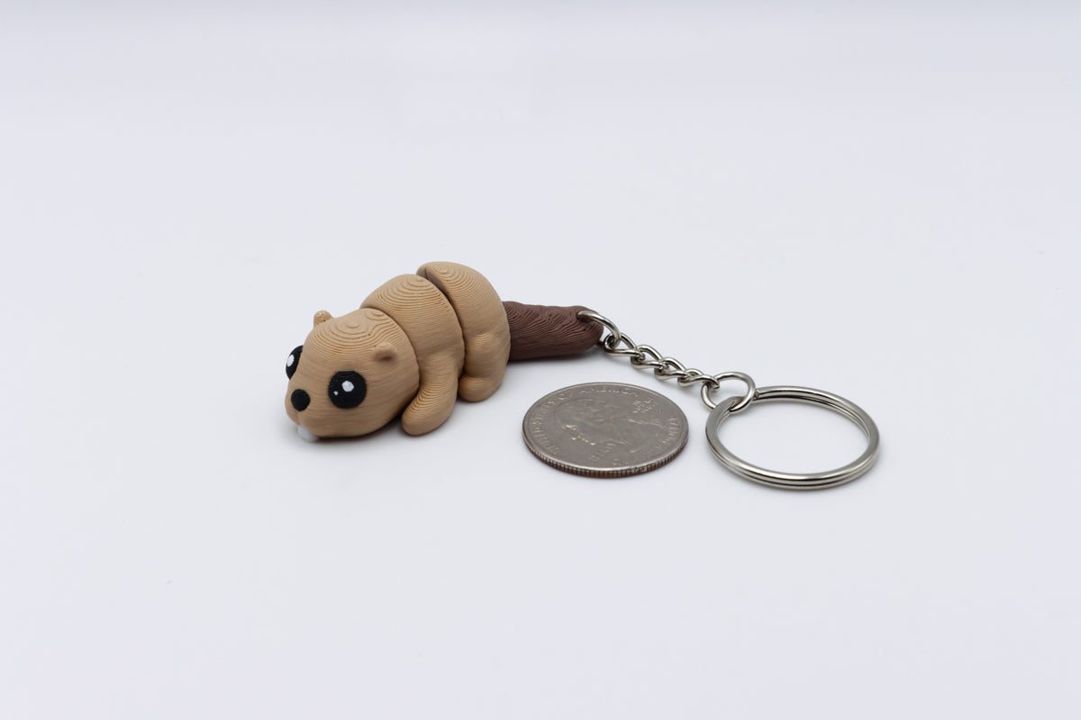 Beaver Keychain