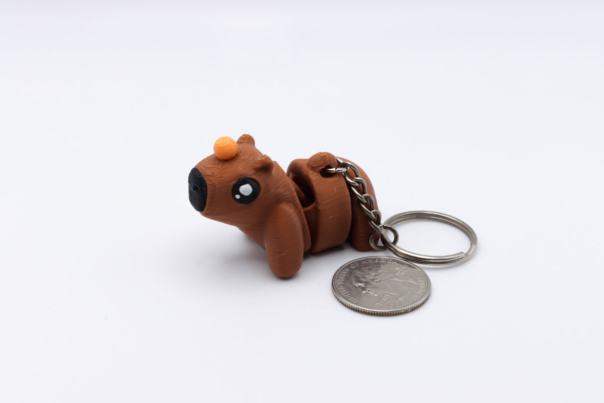 Capybara Keychain