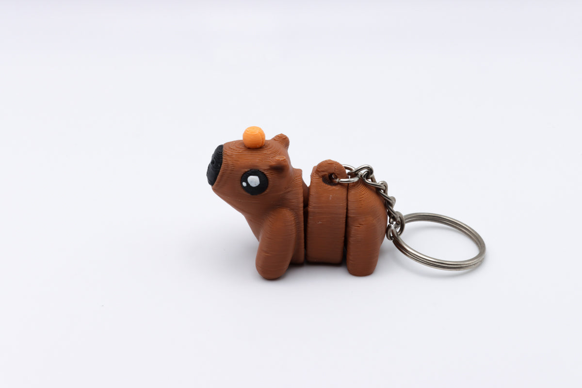 Capybara Keychain
