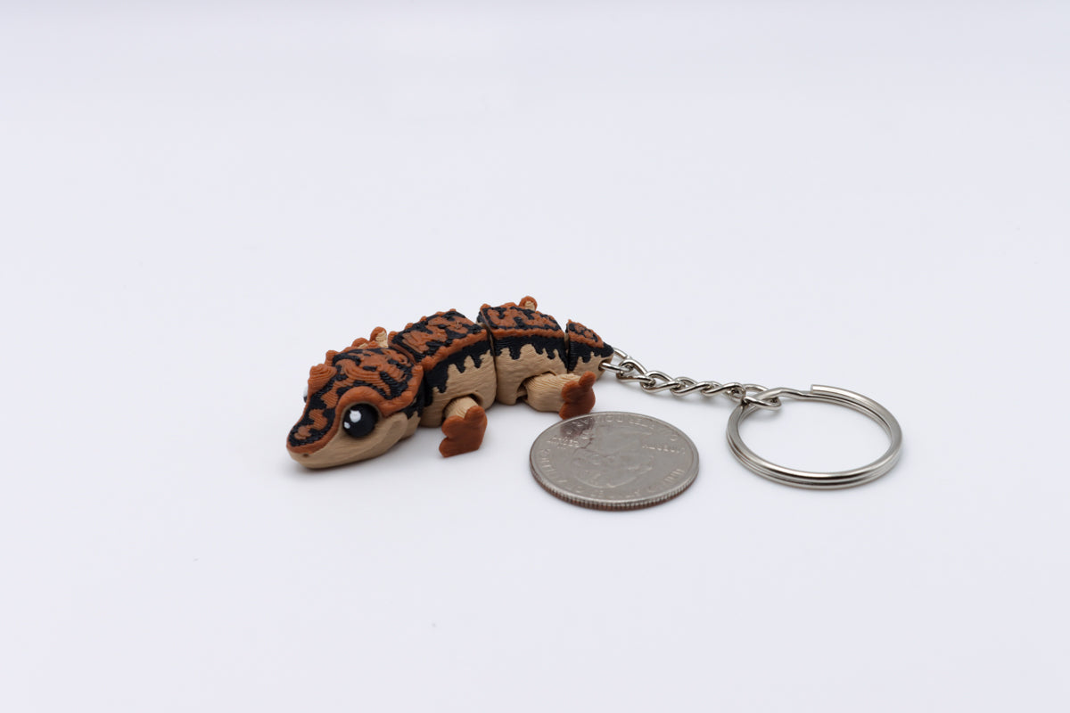 Crested Gecko Keychain