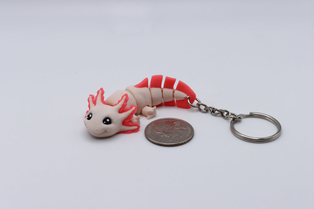 Axolotl Keychain