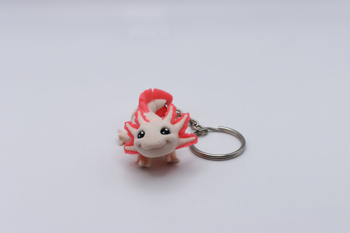 Axolotl Keychain