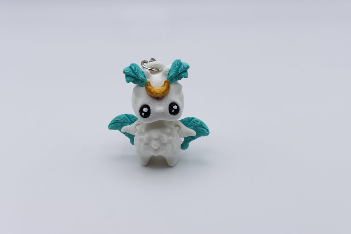 Luna Moth Pixie Keychain