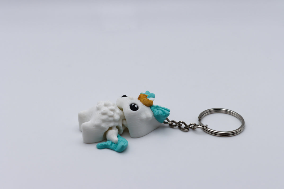 Luna Moth Pixie Keychain
