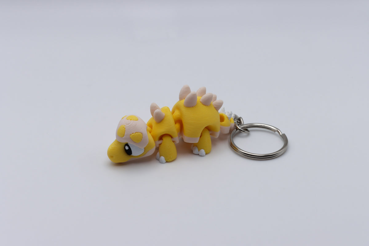 Stegosaurus Keychain