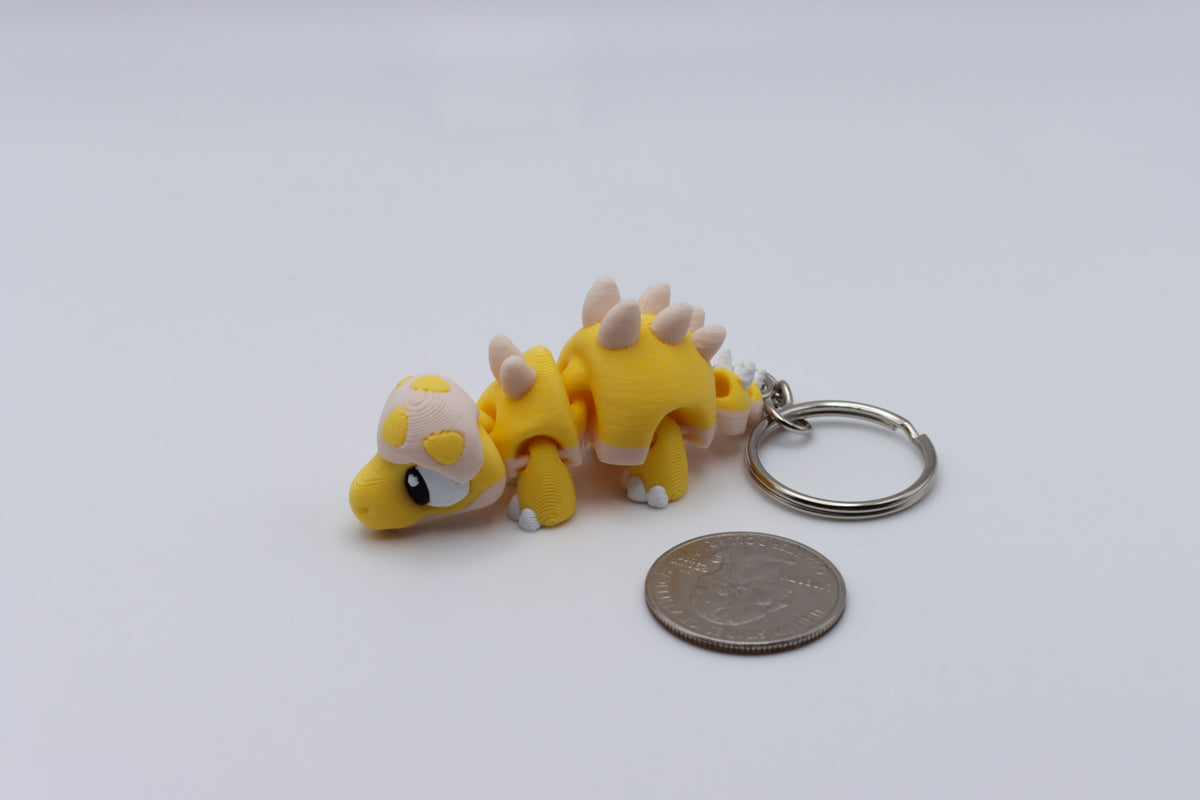 Stegosaurus Keychain