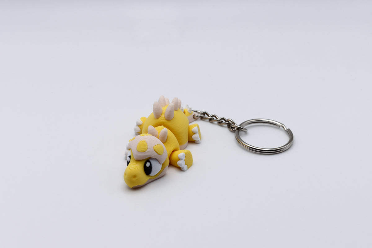 Stegosaurus Keychain