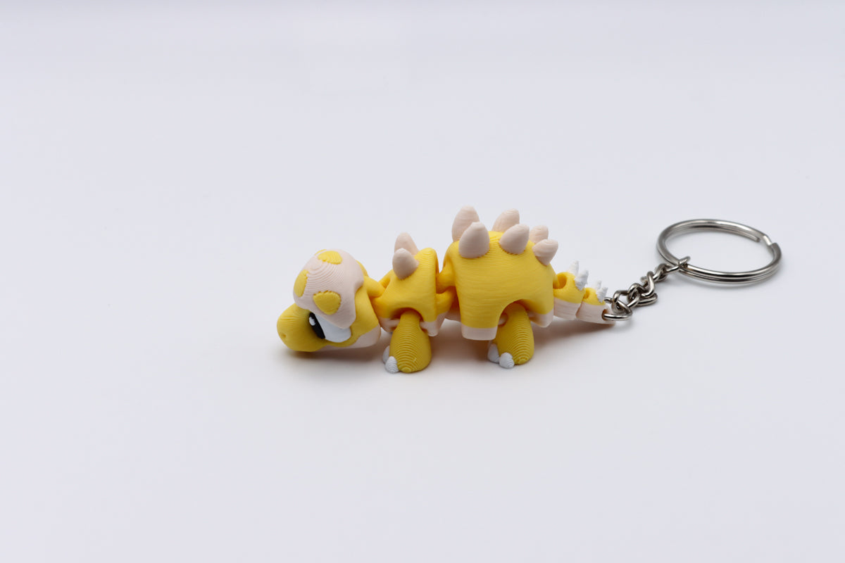 Stegosaurus Keychain