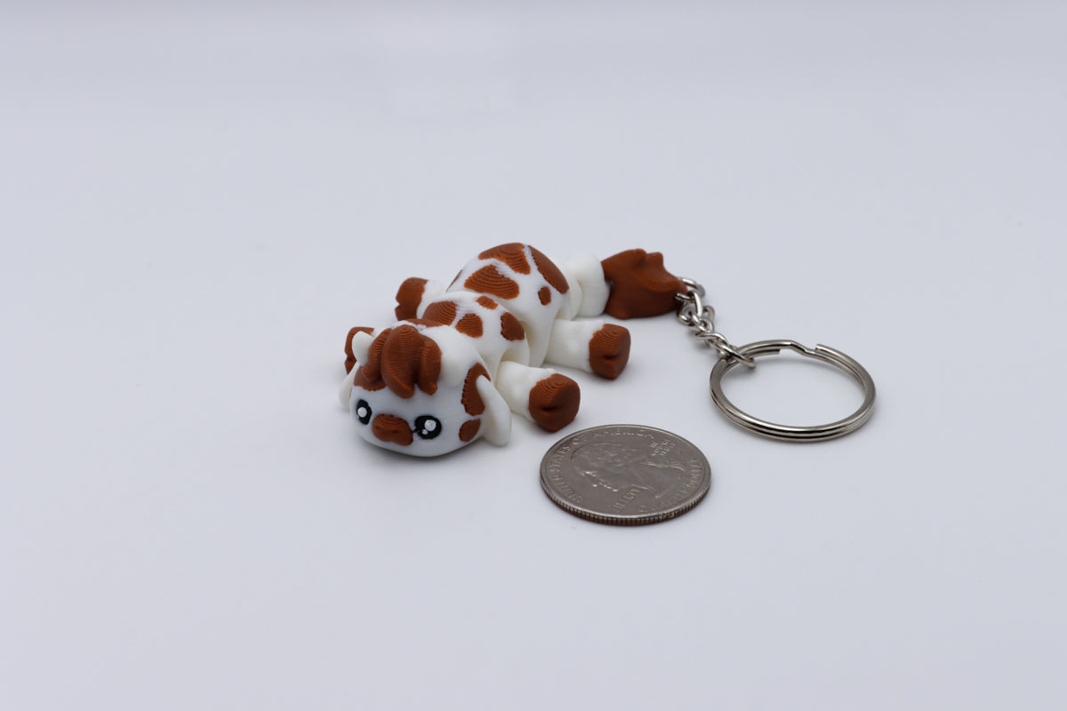 Cute Highland Cow Keychain
