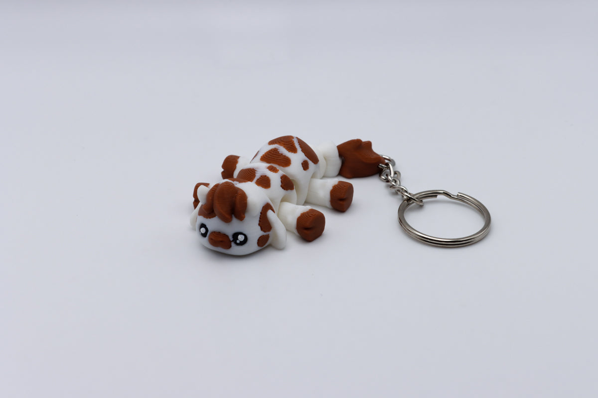 Cute Highland Cow Keychain