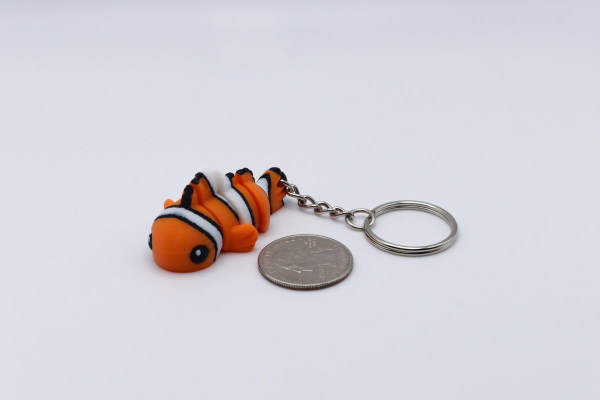 Clown Fish Keychain