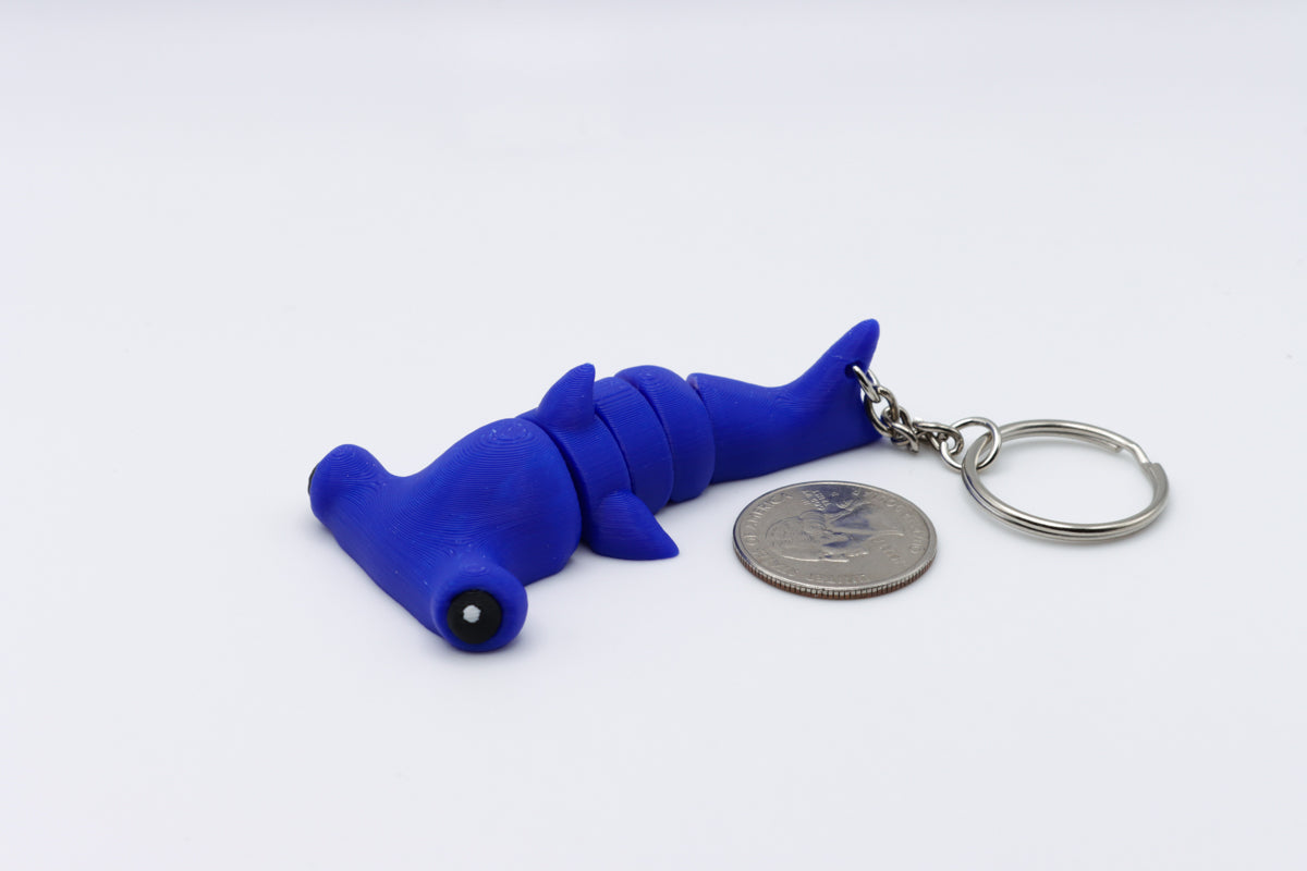 Hammerhead Shark Keychain