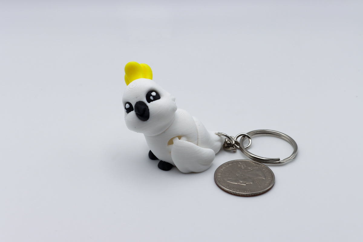 Cockatoo Keychain