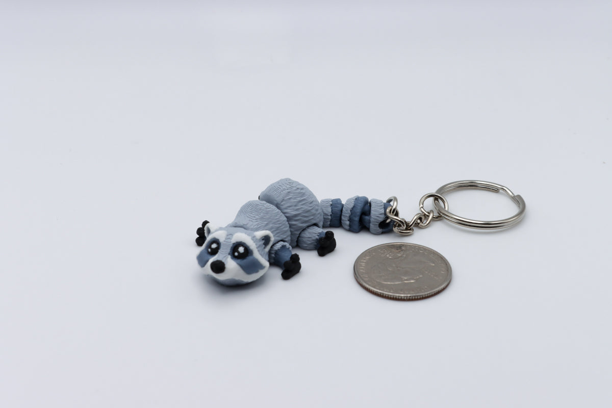 Raccoon Keychain