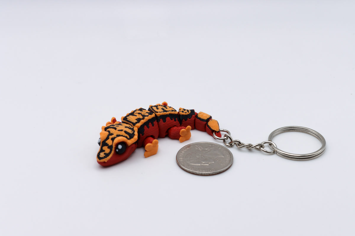 Crested Gecko Keychain
