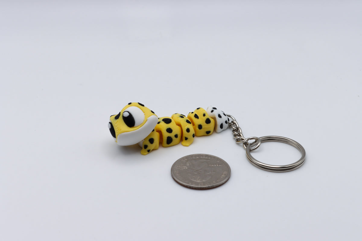 Leopard Gecko Keychain