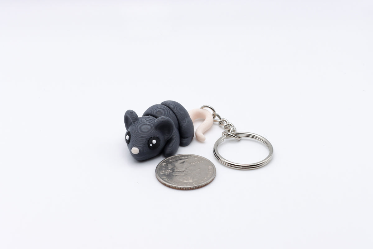 Tiny Mouse Keychain