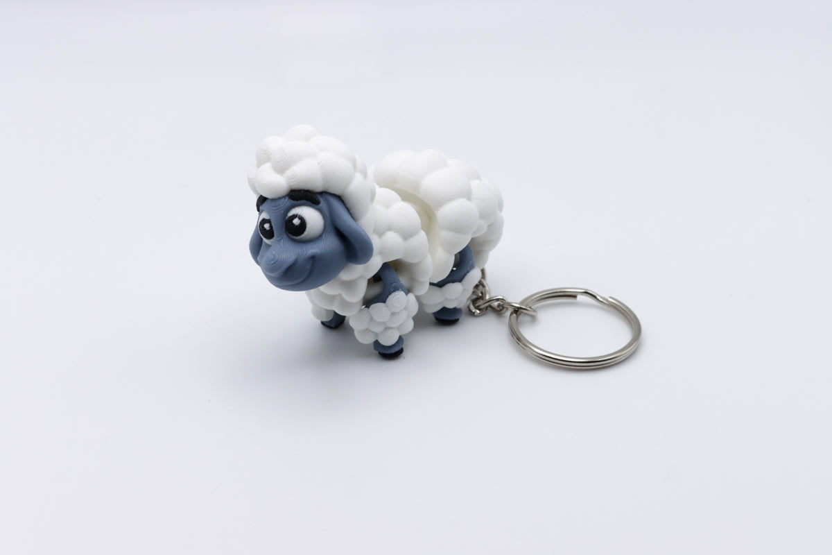 Black Faced Sheep Keychain