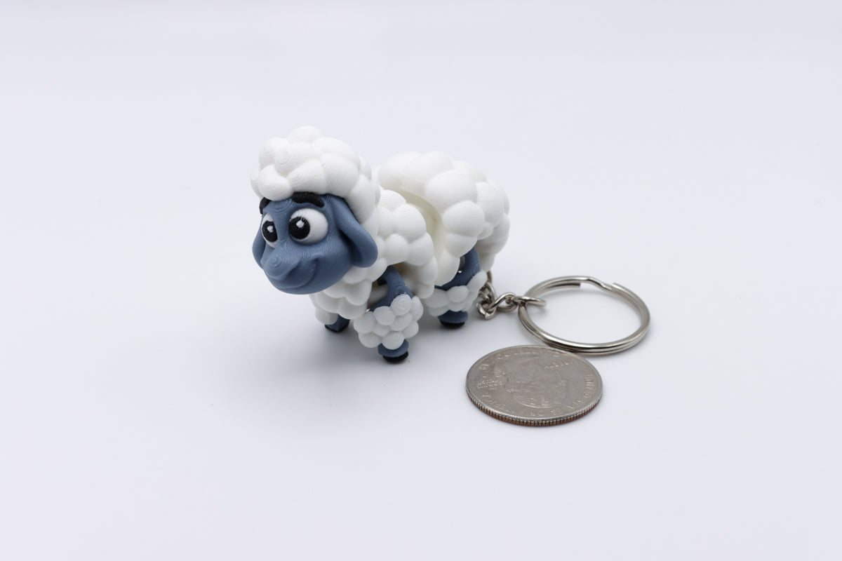 Black Faced Sheep Keychain
