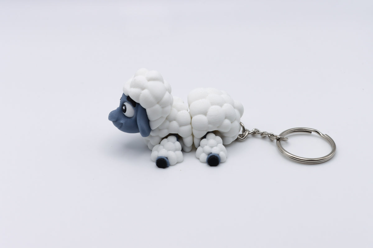 Black Faced Sheep Keychain