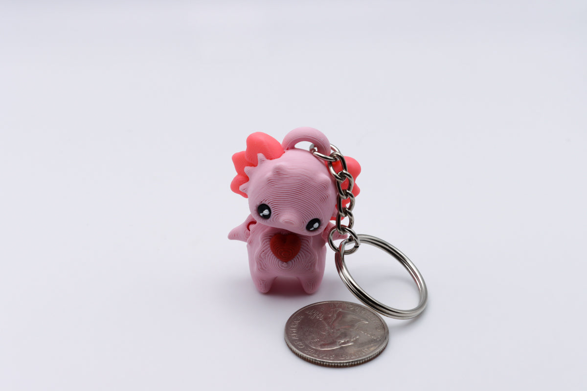 Axolotl Pixie Keychain