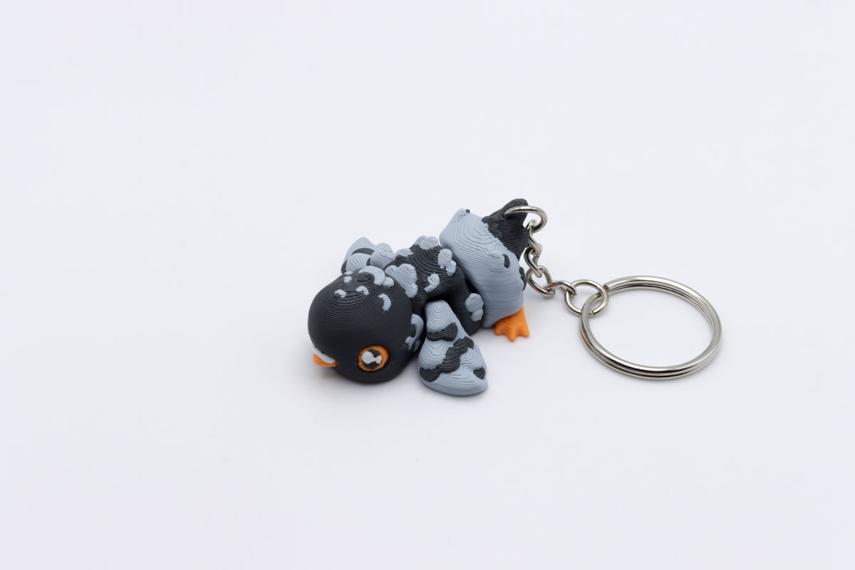 Pigeon Keychain