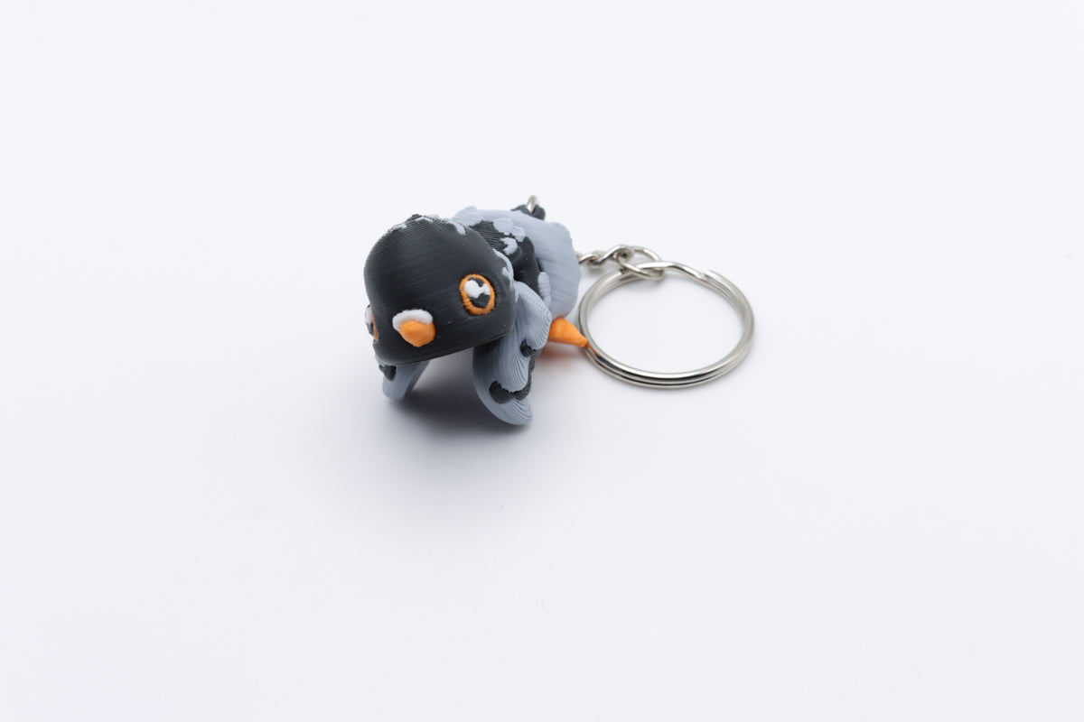 Pigeon Keychain