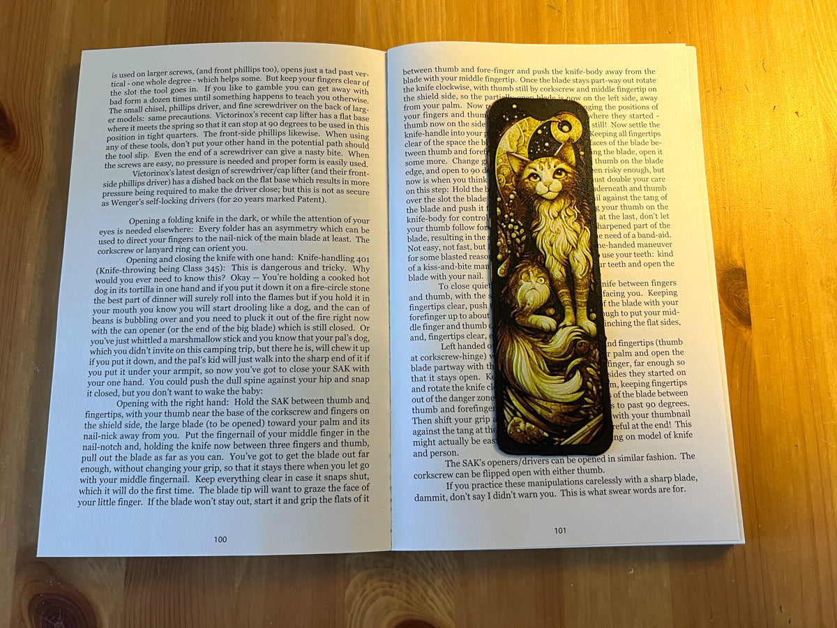 Lunar Cat Bookmark