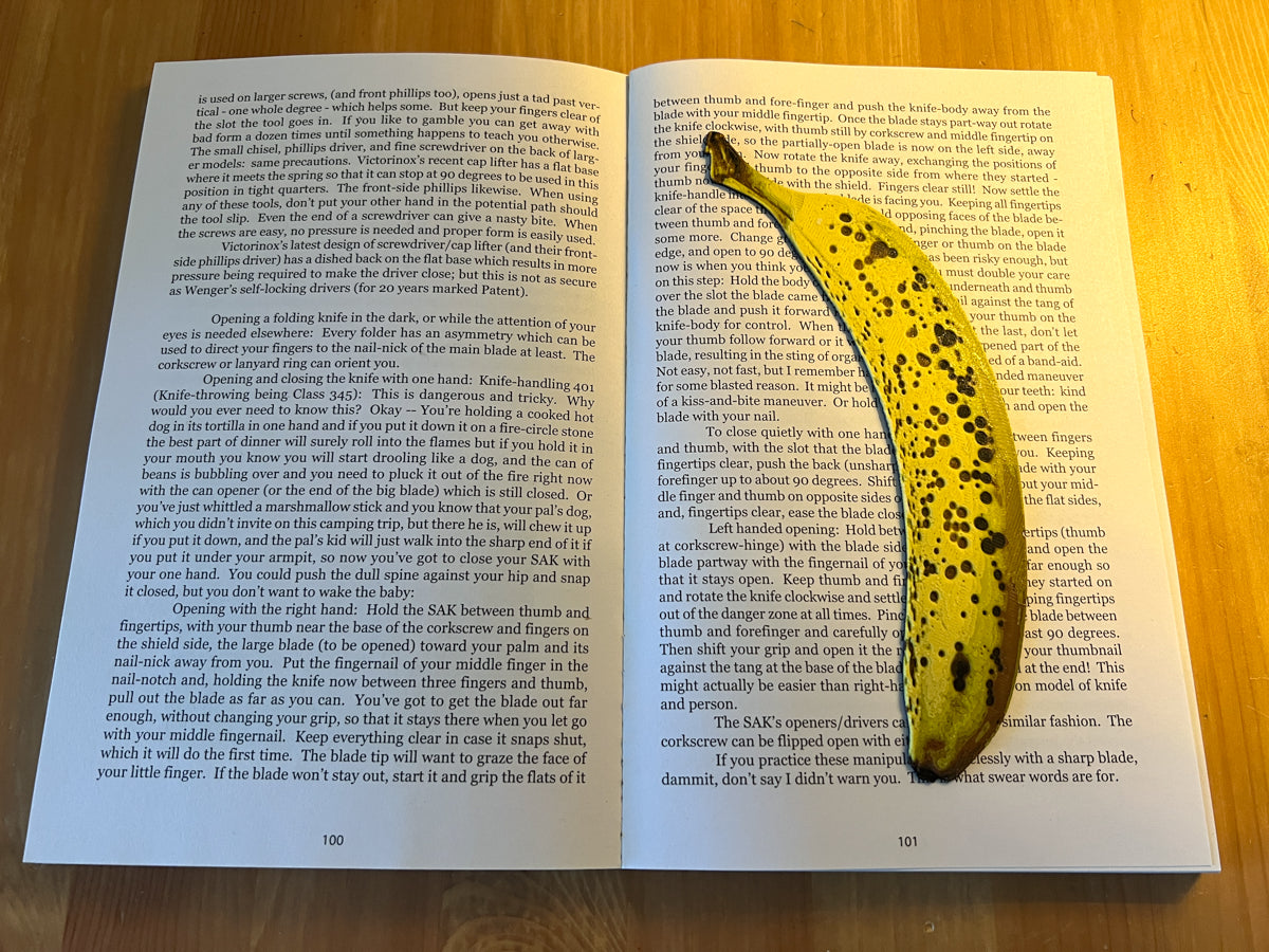 Banana Bookmark