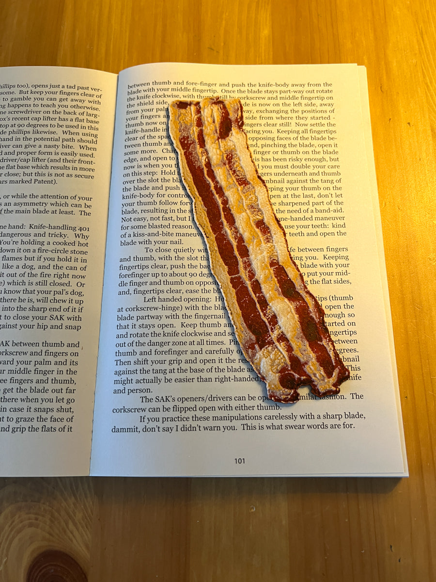 Bacon Bookmark