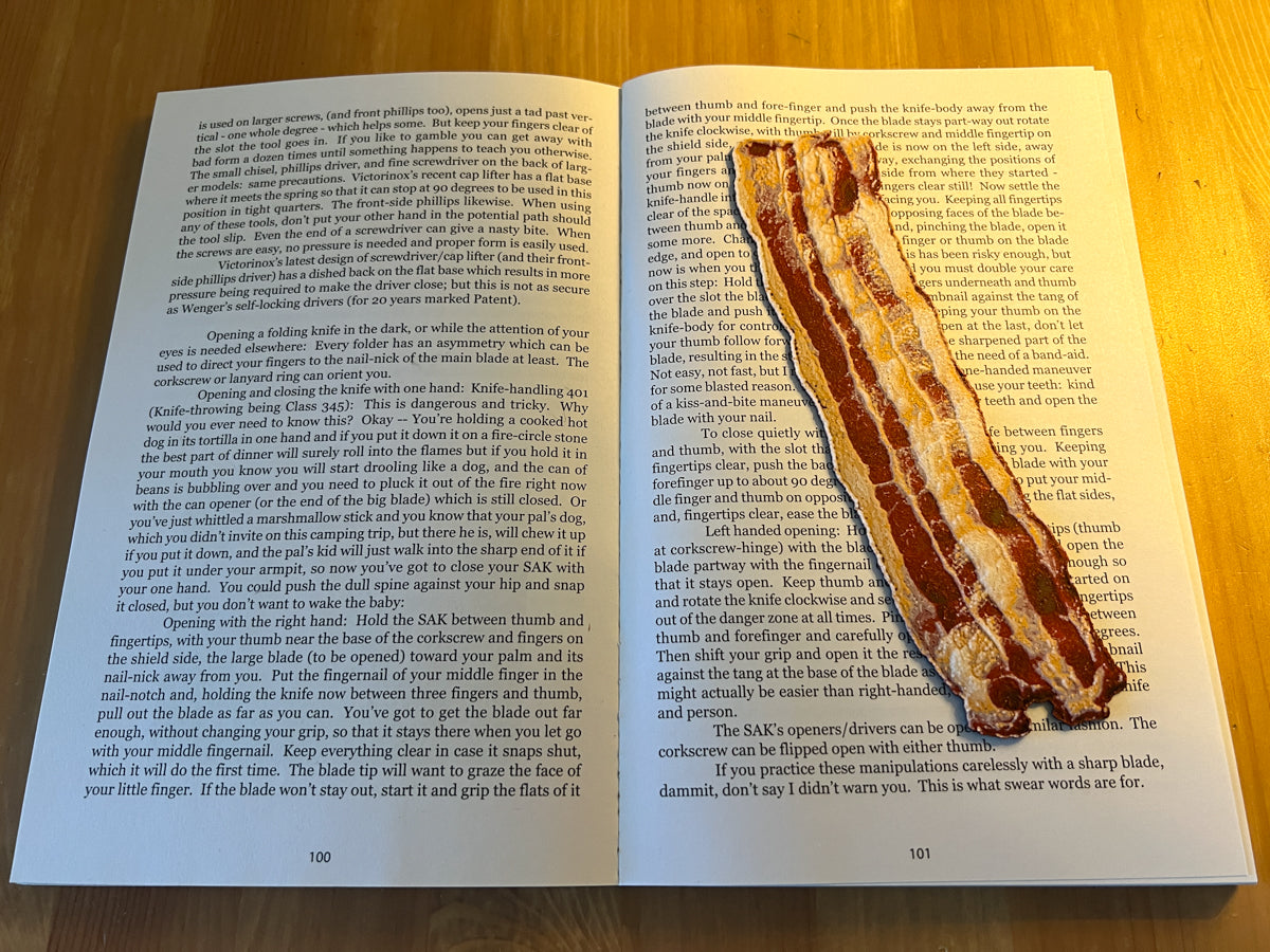 Bacon Bookmark