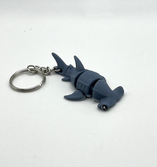 Hammerhead Shark Keychain