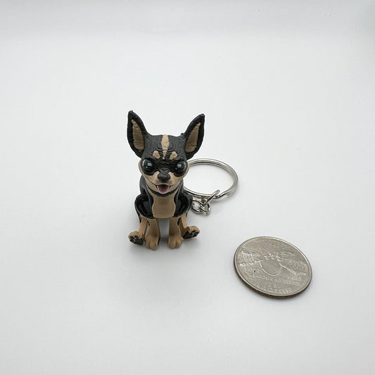 Chihuahua Dog Keychain