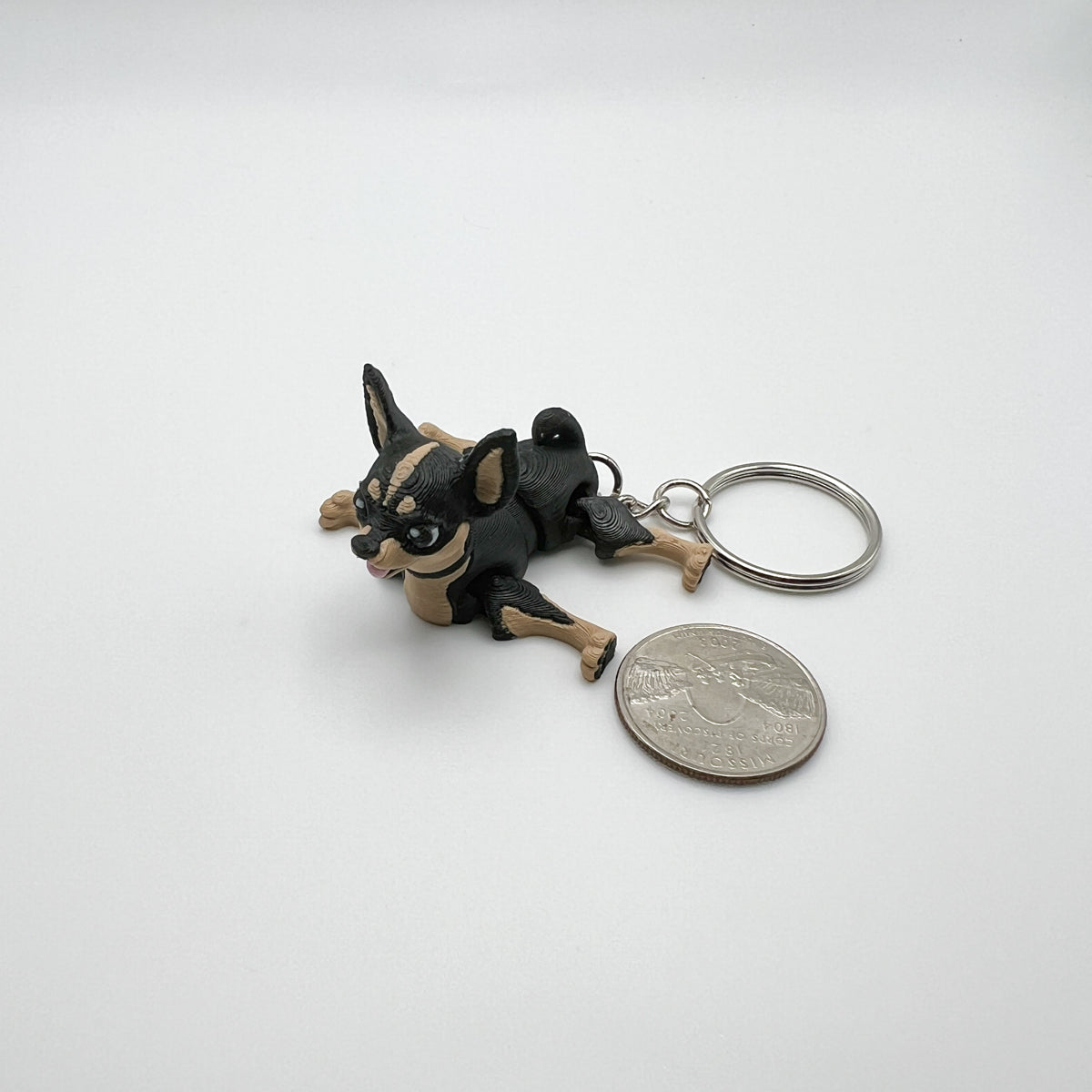 Chihuahua Dog Keychain