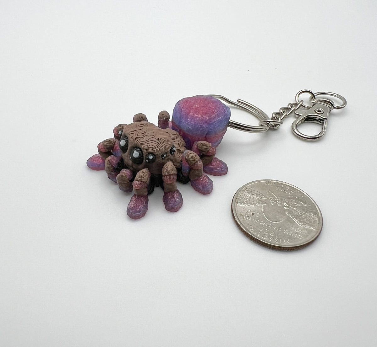 Tiny Tarrantula Keychain