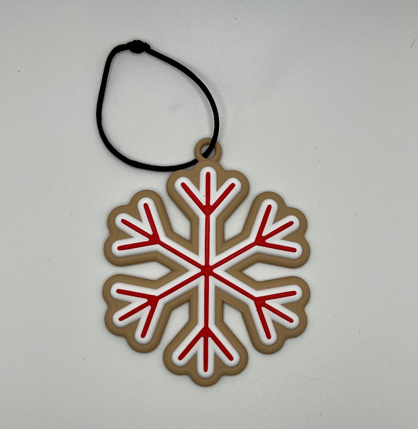 Gingerbread Snowflake Ornament