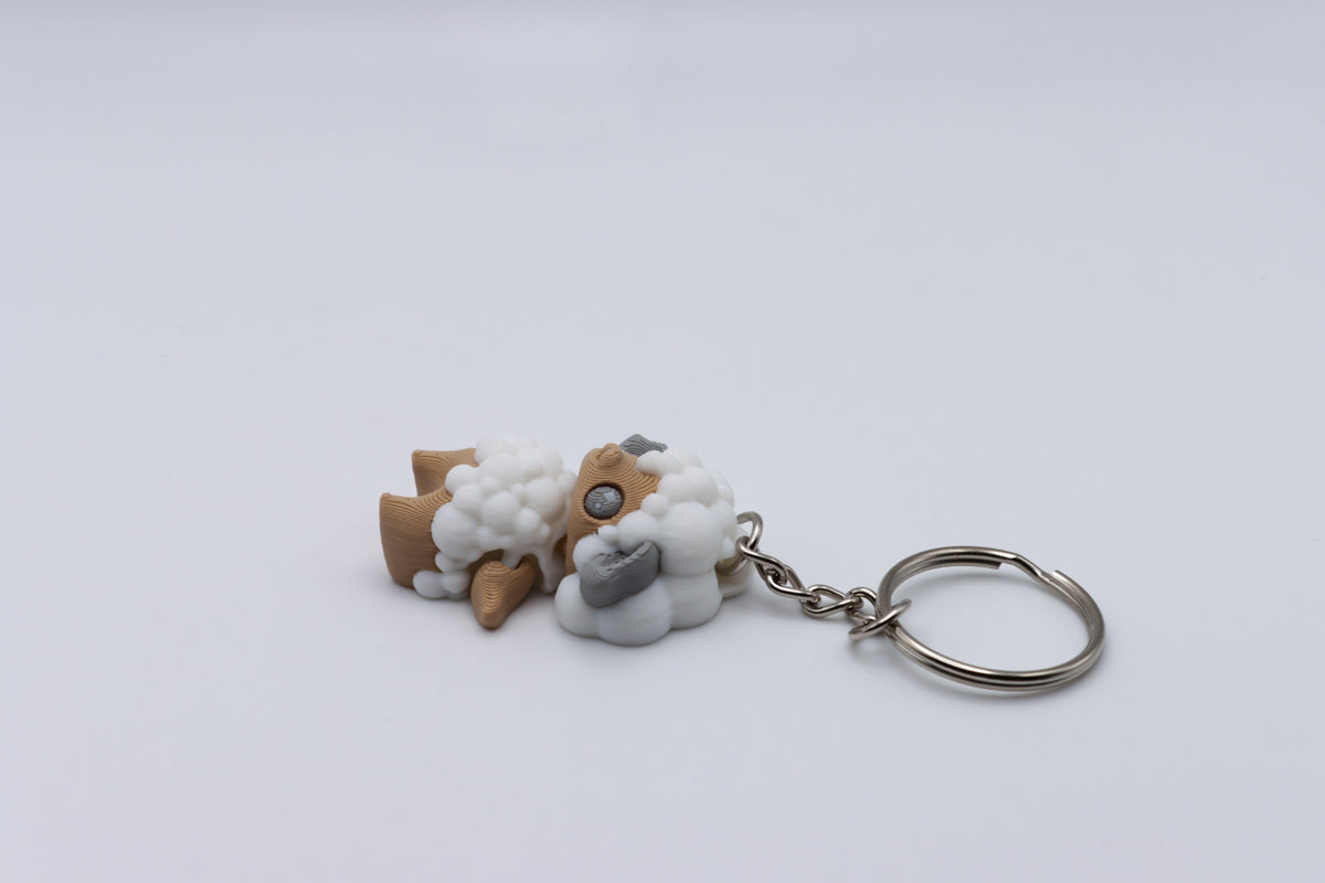 Lamb Pixie Keychain
