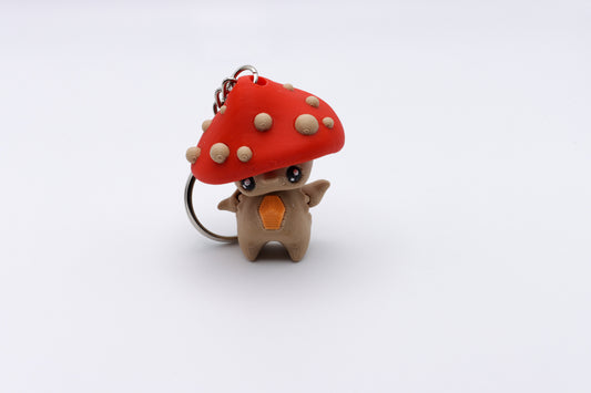 Mushroom Pixie Keychain
